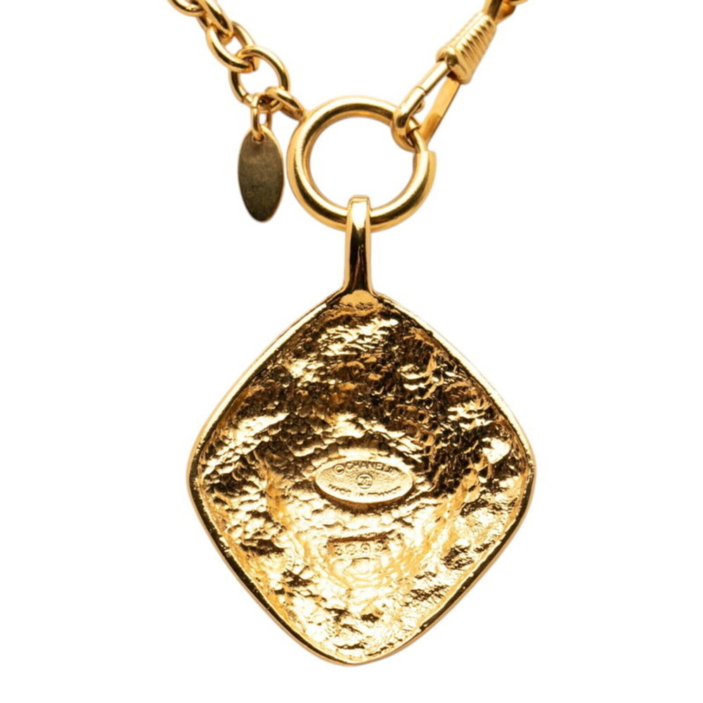 CHANEL Authentic Vintage Gold Logo Necklace - Picture 2 of 6